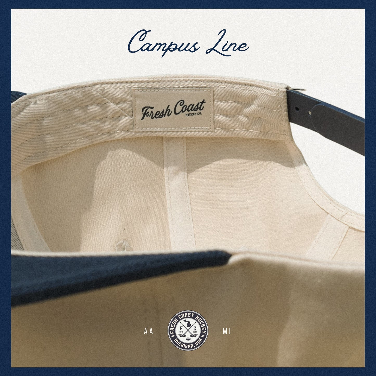 Campus Line: Maize & Blue Hockey Snapback