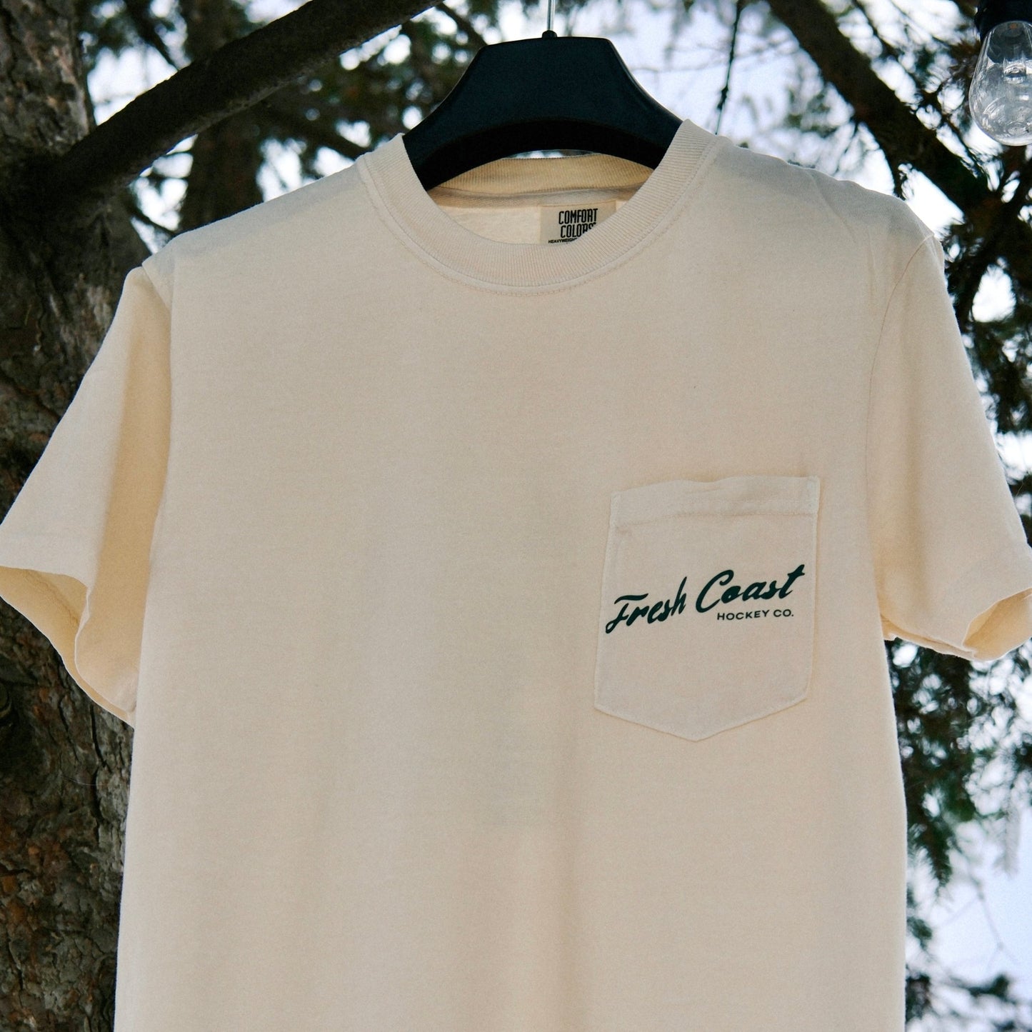 Always Fresh Heavyweight Pocket T-Shirt: Ivory