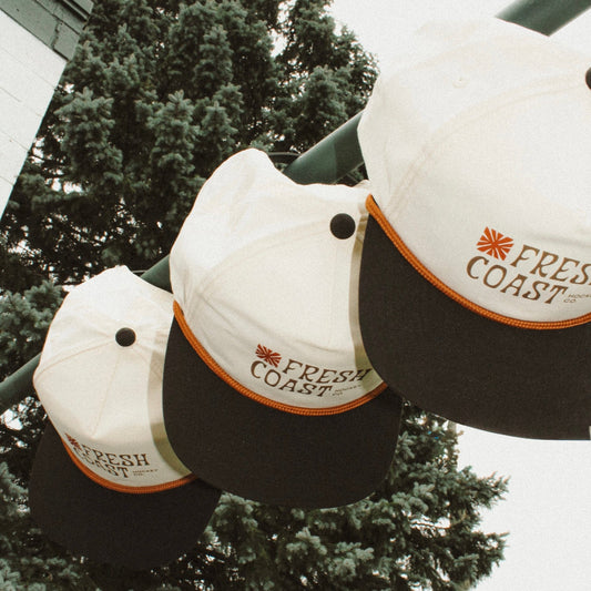 FRESH COAST HOCKEY CO. Harbor Snapback Hat: Natural / Black