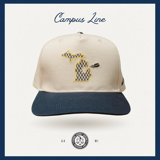 Campus Line: Maize & Blue Hockey Snapback