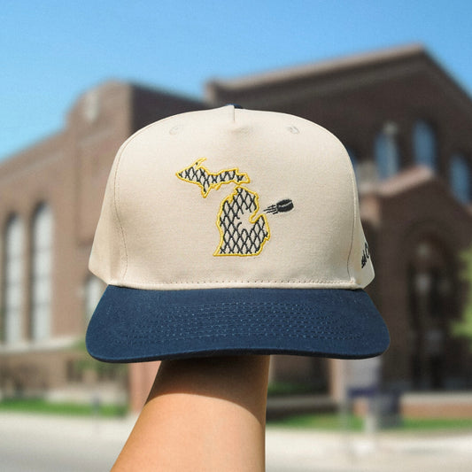 Campus Line: Maize & Blue Hockey Snapback