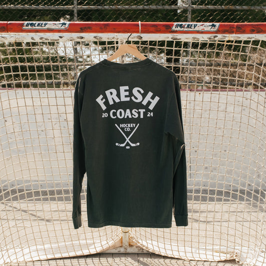 Pro-Line Heavyweight Unisex Long Sleeve T-Shirt: Pepper