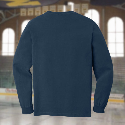 Campus Line: Maize & Blue Hockey Long Sleeve Tee