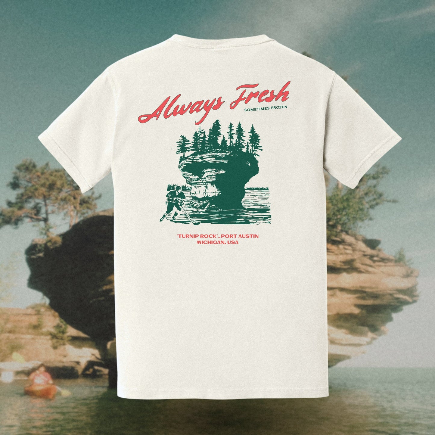 Always Fresh Heavyweight Pocket T-Shirt: Ivory