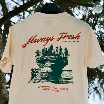 Always Fresh Heavyweight Pocket T-Shirt: Ivory