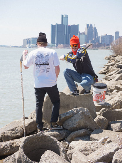 Belle Isle Pond Hockey: Detroit Ice Boiz x Fresh Coast Hockey Co. Heavyweight Tee