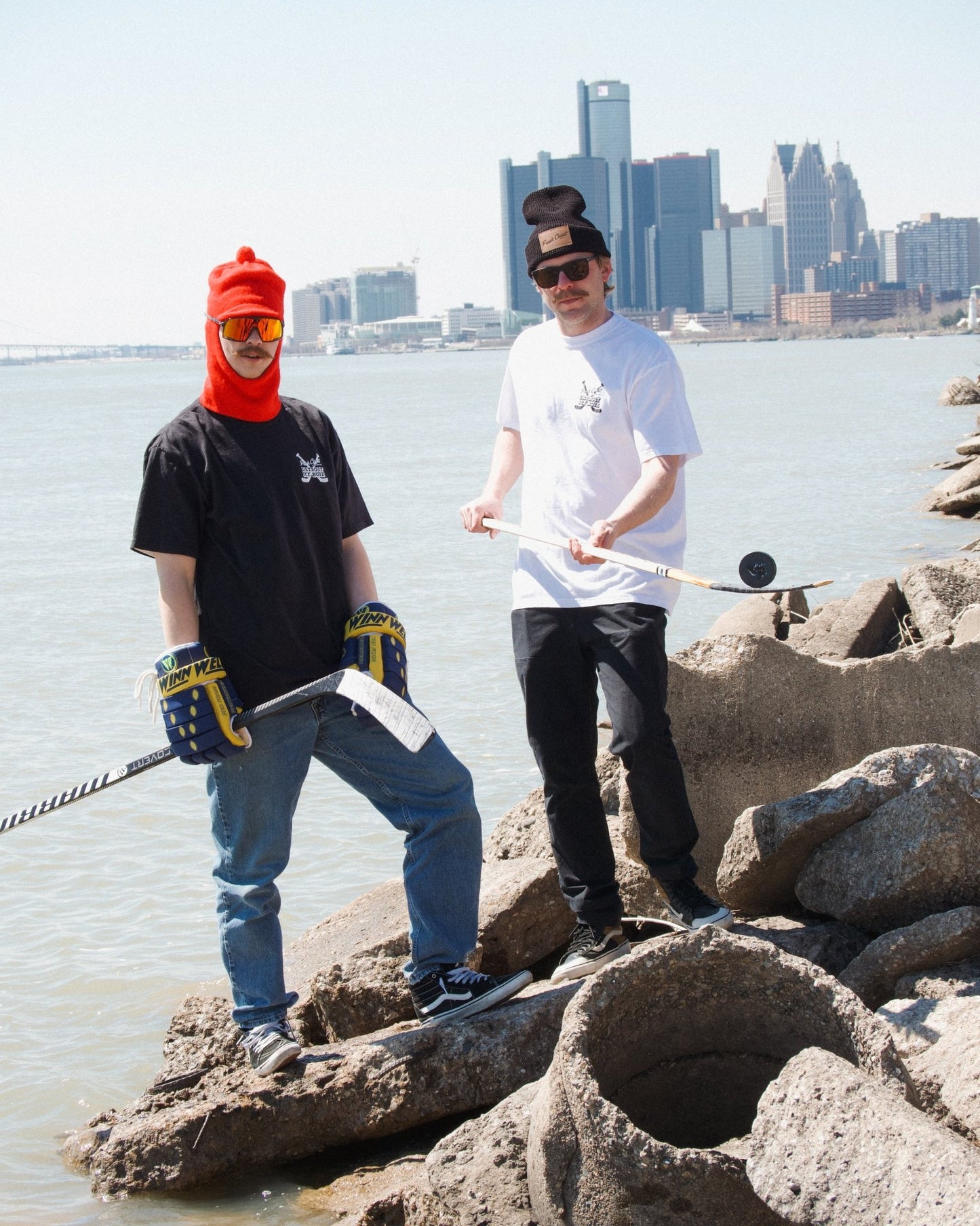 Belle Isle Pond Hockey: Detroit Ice Boiz x Fresh Coast Hockey Co. Heavyweight Tee