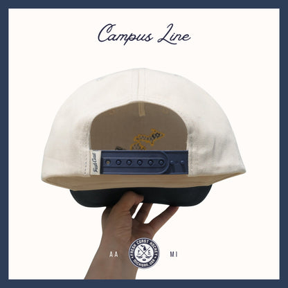 FRESH COAST HOCKEY CO. Campus Line: Maize & Blue Hockey Snapback