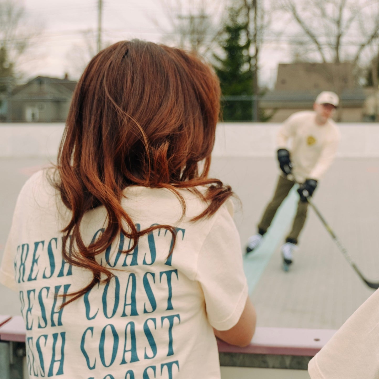 Coastline Heavyweight Short Sleeve T-Shirt: Ivory
