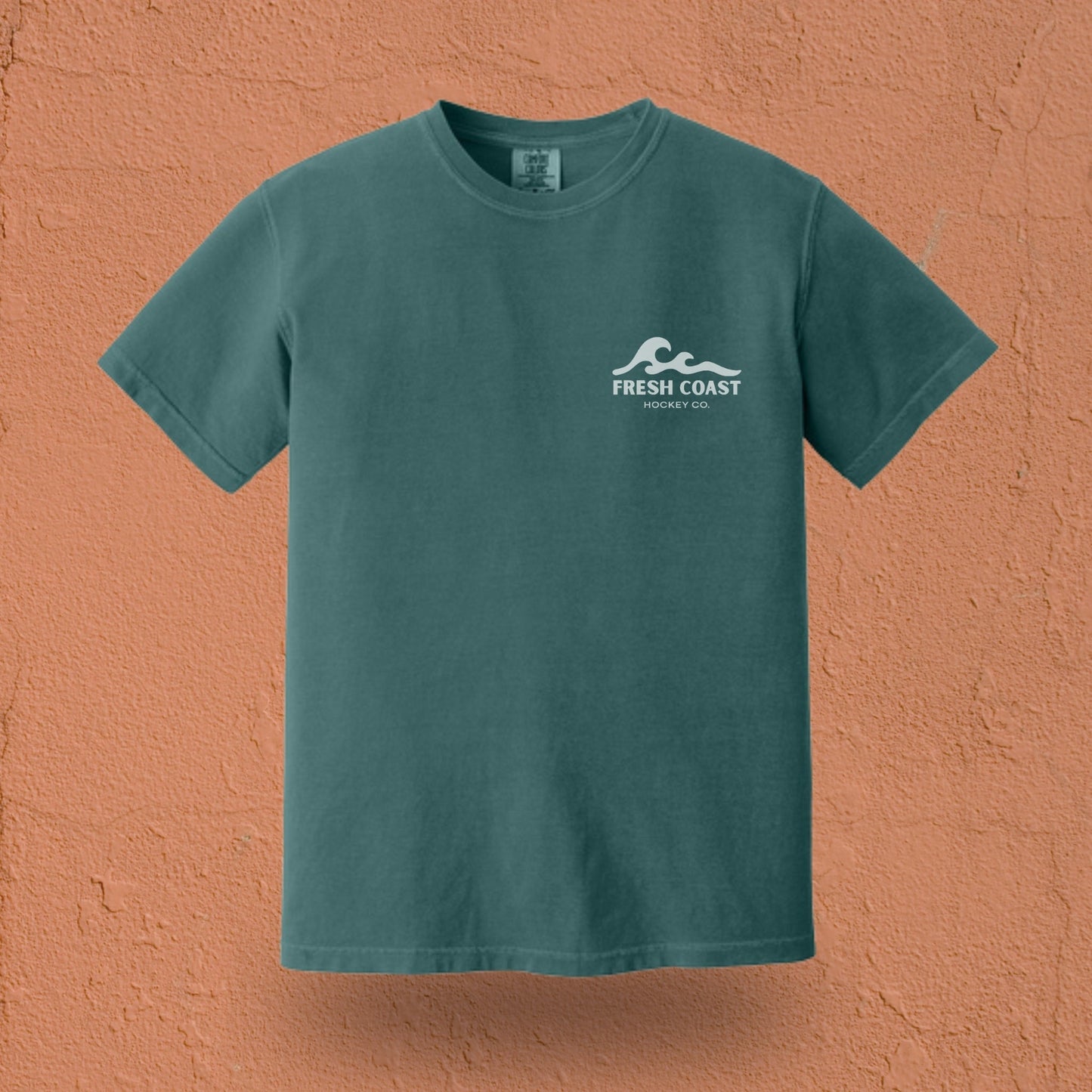 FRESH COAST HOCKEY CO. Coastline Drifter Short Sleeve T-Shirt: Emerald