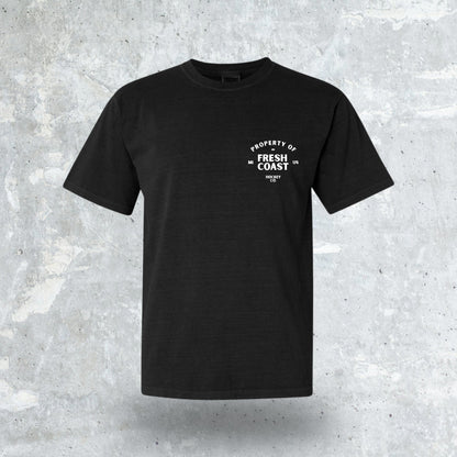 FRESH COAST HOCKEY CO. Pro-Line Heavyweight Short Sleeve T-Shirt: Black