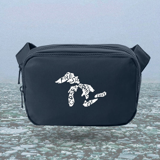 Frozen Five Crossbody Bag: Matte Navy