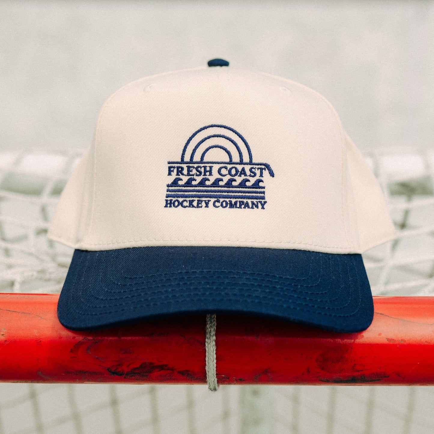 Tidal Snapback: Cream / Navy